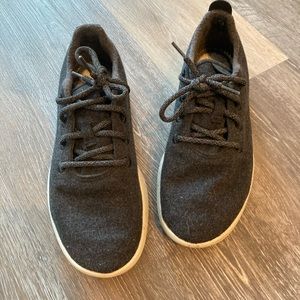 Black/Dark Grey Men’s Wool Runners